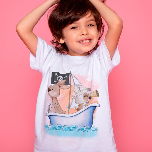 Kleine piraten t-shirt