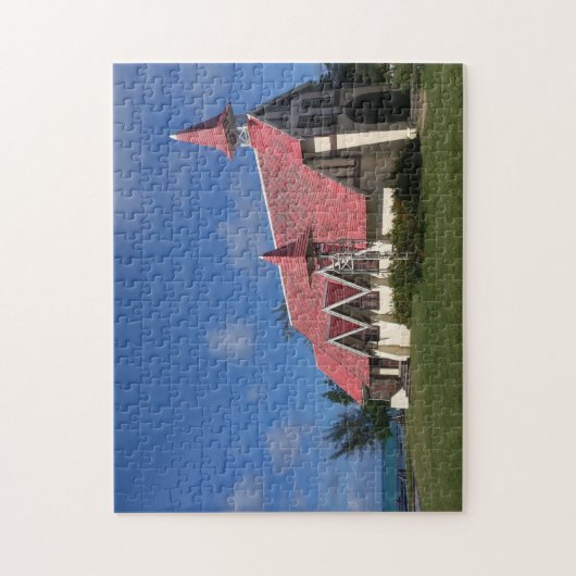 Kleine plaats van eredienst. legpuzzel (Verticaal)