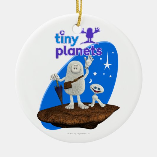 Kleine planeten Bing & Bong Keramisch Ornament (Voorkant)