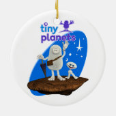 Kleine planeten Bing & Bong Keramisch Ornament (Achterkant)