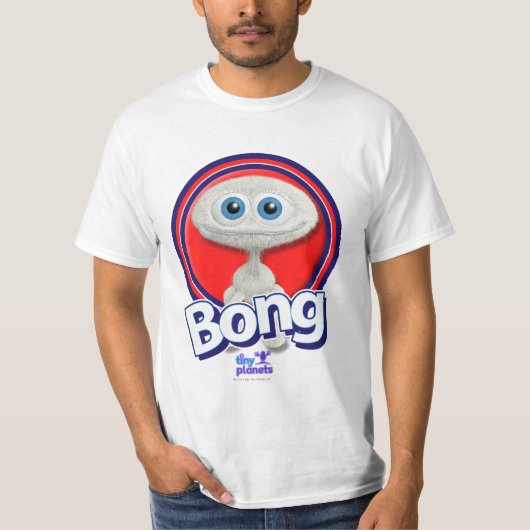 Kleine planeten bong. t-shirt (Voorkant)