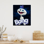 Kleine planeten bong - ver weg! poster (Keuken)