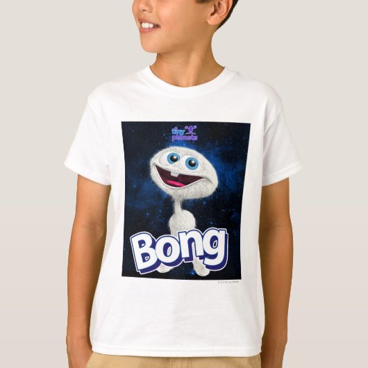 Kleine planeten bong - ver weg! t-shirt (Voorkant)