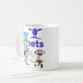 Kleine planeten Eenvoudig Rider Koffiemok (Voorkant links)