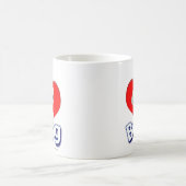 Kleine planeten - Ik hou van bong Koffiemok (Center)