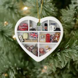 Kleine Plankjes: Ik hou van Londen 2D print Brits  Keramisch Ornament