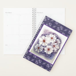 Kleine Planner Lavendel Daisies