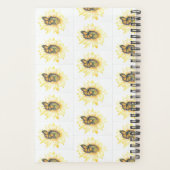 Kleine Planner Monarch & Zonnebloem (Achterkant)