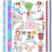  Kleine Planners Verscheidenheid Stickers & Washi (Voorkant)