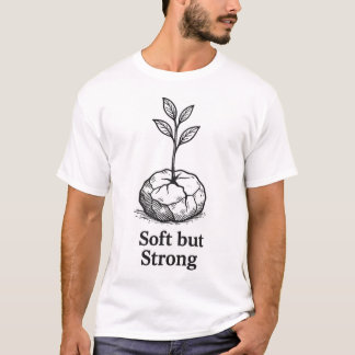 Kleine plant die in de grond wordt geplant, T-shir T-shirt