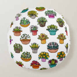 Kleine Planten In Potten Baby Speenlap Rond Kussen