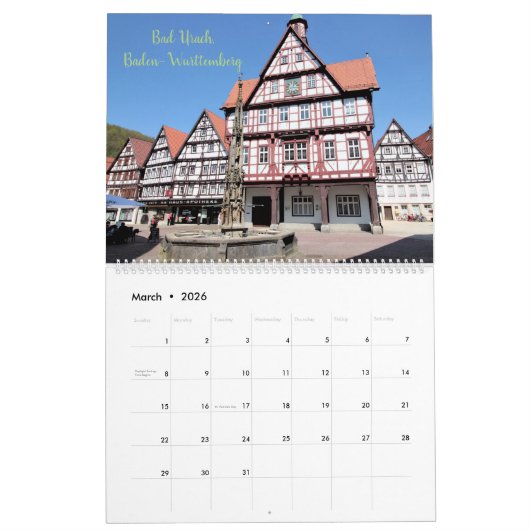  kleine plekken in Duitsland in 2019 Kalender (Mar 2026)
