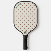 Kleine Polka Dots Pickleball Paddle Sjabloon (Achterkant)
