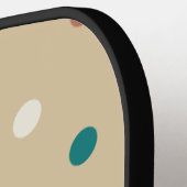 Kleine Polka Dots Pickleball Paddle Sjabloon (Links Detail)