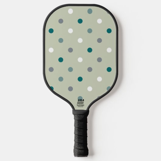 Kleine Polka Dots Pickleball Paddle Sjabloon (Voorkant)