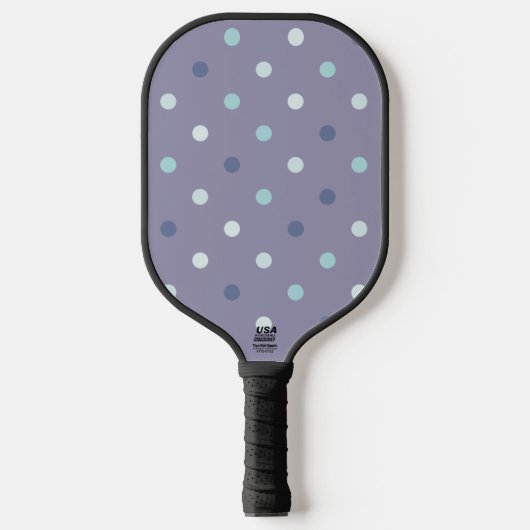 Kleine Polka Dots Pickleball Paddle Sjabloon (Voorkant)