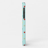 Kleine polka harten op zeebrasem groen Case-Mate iPhone case (Achterkant/links)