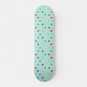 Kleine polka harten op zeebrasem groen persoonlijk skateboard