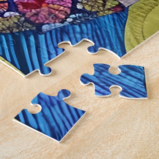 Kleine pom Puppy Quilly als design Legpuzzel (Zijkant)