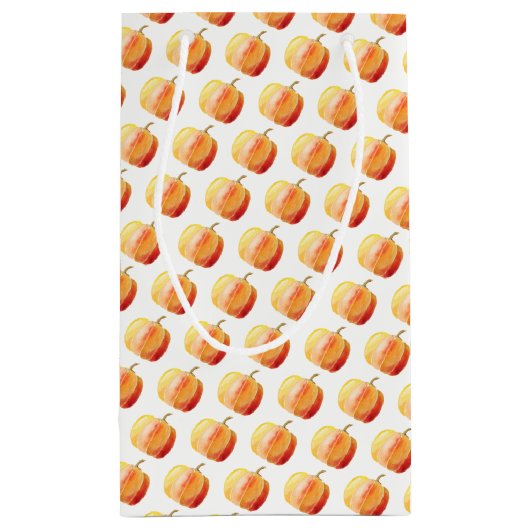 Kleine pompoen 1e verjaardag dank je klein cadeauzakje (Achterkant)