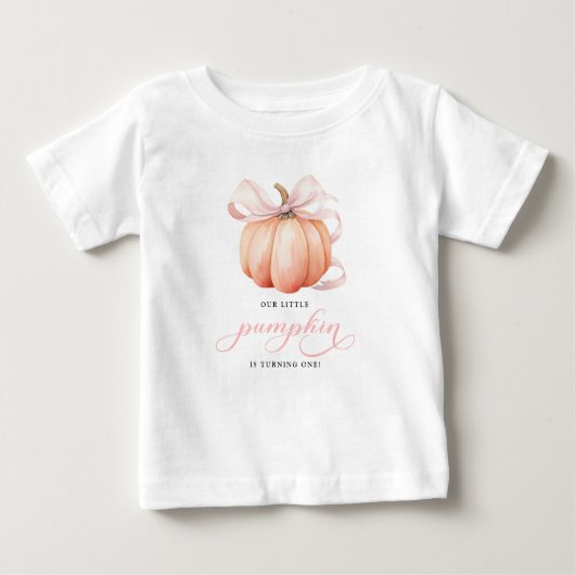 Kleine Pompoen 1e Verjaardagsshirt (Voorkant)