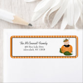 KLEINE POMPOEN BABY ADRESETIKETTEN (vel van 30) Etiket (Insitu)