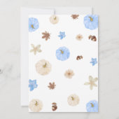 Kleine pompoen baby jongen douche kaart (Achterkant)