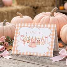 Kleine Pompoen Baby Meisje Baby Shower