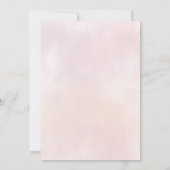 Kleine Pompoen Baby Meisje Douche Blush Roze Boeke Kaart (Achterkant)