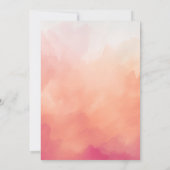 Kleine Pompoen Baby Meisje Douche Herfst Blad Kran Kaart (Achterkant)