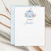 Kleine Pompoen Baby Note Kaart Notitiekaartje