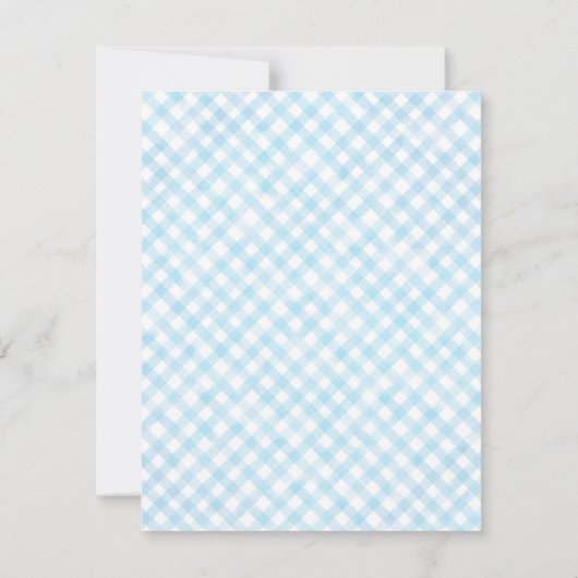 Kleine Pompoen Baby Note Kaart Notitiekaartje (Achterkant)