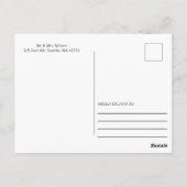 Kleine pompoen Baby shower foto dank u Briefkaart (Achterkant)