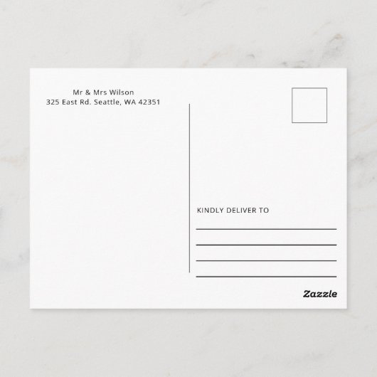 Kleine pompoen Baby shower foto dank u Briefkaart (Achterkant)