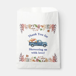 Kleine pompoen Baby shower gunsttassen Bedankzakje