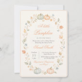 Kleine Pompoen Baby Shower Kaart (Voorkant)