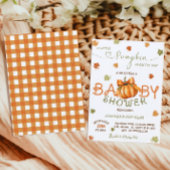 Kleine Pompoen Baby Shower Kaart