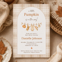 Kleine Pompoen Baby Shower Rustige Herfst 