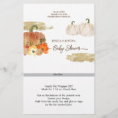 Kleine Pompoen Baby shower Snoep Bar Wrapper (Voorkant)