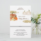 Kleine Pompoen Baby shower Snoep Bar Wrapper (Staand voorkant)