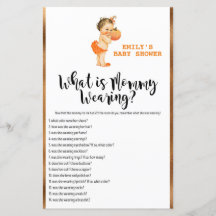 Kleine Pompoen Baby Shower Spel PRINTED