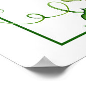 Kleine Pompoen Baby shower Tijd Capsule Teken Poster (Hoek)