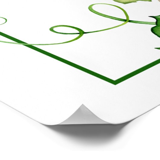 Kleine Pompoen Baby shower Tijd Capsule Teken Poster (Hoek)