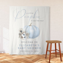 Kleine Pompoen Baby Shower Welkom