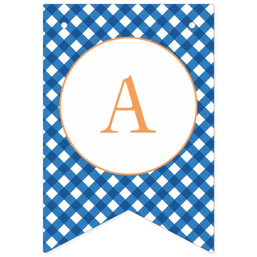 Kleine Pompoen blauwe vrachtwagen eerste verjaarda Vlaggetjes (Derde vlag)