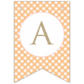 Kleine Pompoen Bloemen sinaasappel Plaid eerste ve Vlaggetjes (Derde vlag)