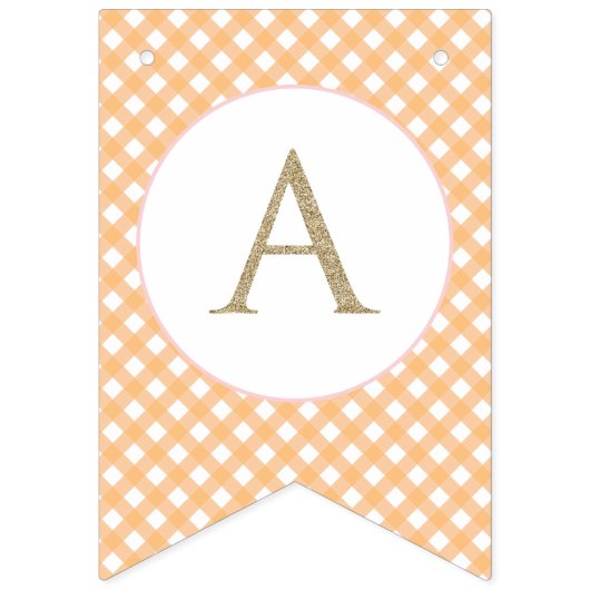 Kleine Pompoen Bloemen sinaasappel Plaid eerste ve Vlaggetjes (Derde vlag)