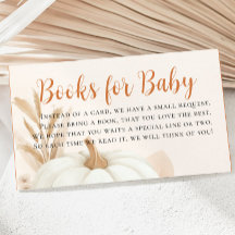 Kleine Pompoen Boeken voor Baby shower