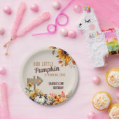 Kleine pompoen Boerderij Verjaardag Papieren Bordje (Feest)