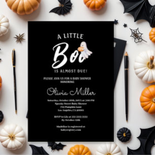 Kleine Pompoen Boo – Halloween Baby Shower Kaart